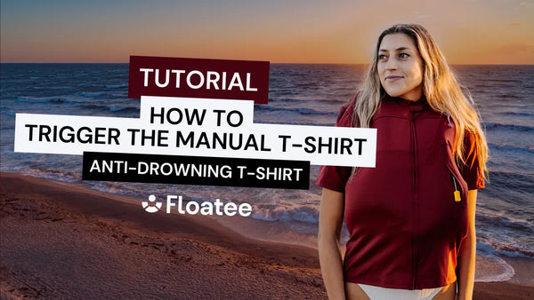 adult anti-drowning t-shirt : how to trigger the manual t-shirt