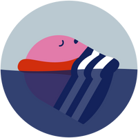 Illustration of floating system